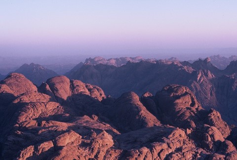 le mont Sinaï en Egypte 
