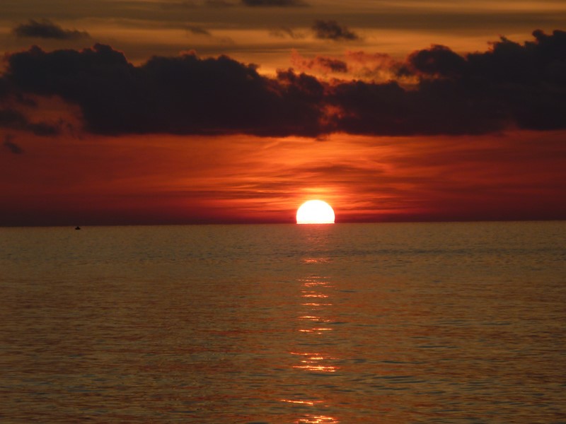 le coucher de soleil en Nouvelle Caledonie 