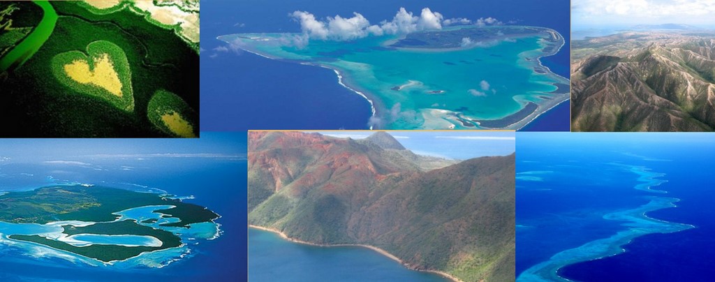 la caledonie vue du ciel  