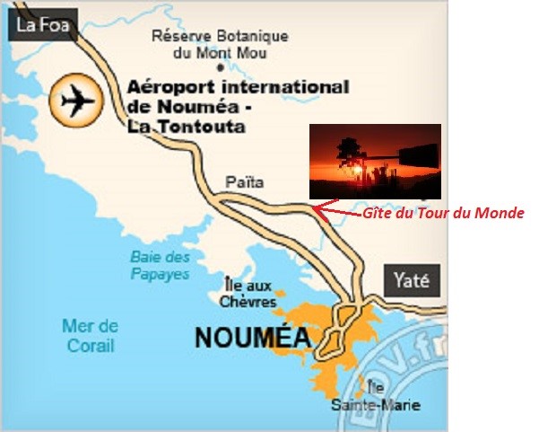 plan de l'aeroport tontouta a gite du tour du monde 