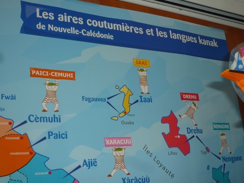 carte des aires coutumières Tour du Monde Nouméa Nouvelle Caledonie 