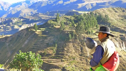 canyon de colca souvenir de voyage dans le chalet les amériques du gîte du tour du monde Noumea 