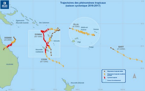 cyclone en Nouvelle Calédonie 