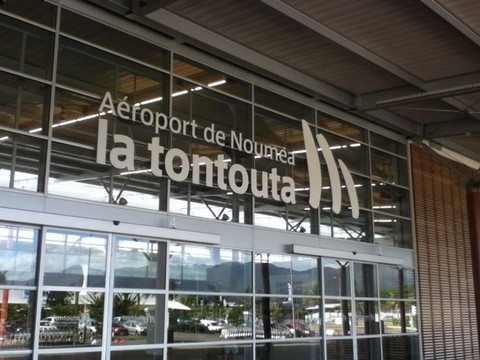 l'aeroport international de Nouméa La Tontouta Nouvelle Caledonie 