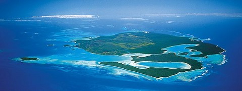 le lagon a l'ile des pins en nouvelle caledonie 