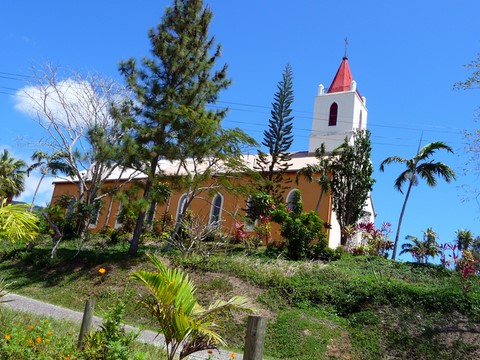 l'eglise de Balade en Nouvelle Caledonie 