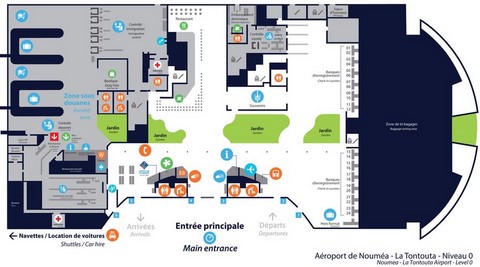 plan de l'aeroport 