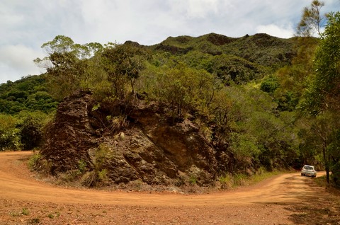 route du col de petchekara Nouvelle Calédonie 