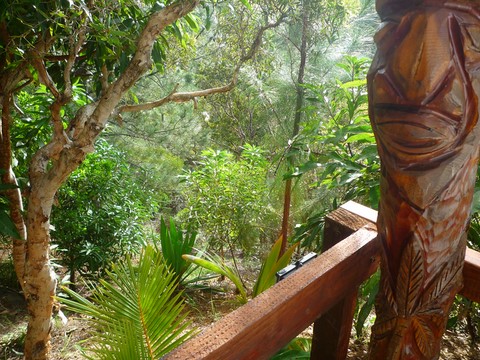 Totem du gîte du tour du monde Noumea 