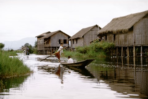 Lac Inlée en Birmanie 