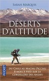 deserts d'altitude de Sarah Marquis 